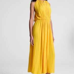 A.L.C. Meredith Pleated Sleeveless Dress Mango NEW Size Medium
